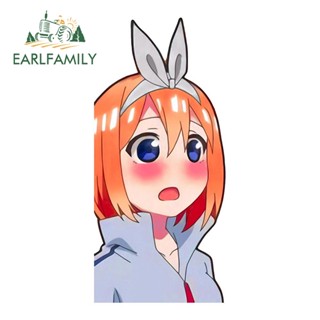 Earlfamily สติกเกอร์กันน้ํา ลายอนิเมะ Nakono Yotsuba 13 ซม. x 6 ซม. สําหรับตกแต่งรถยนต์ แล็ปท็อป กีตาร์ DIY