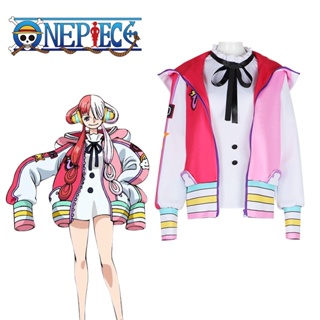 เสื้อแจ็กเก็ตคอสเพลย์ One Piece Film RED Songstress UTA เหมาะกับปาร์ตี้ฮาโลวีน สําหรับผู้หญิง