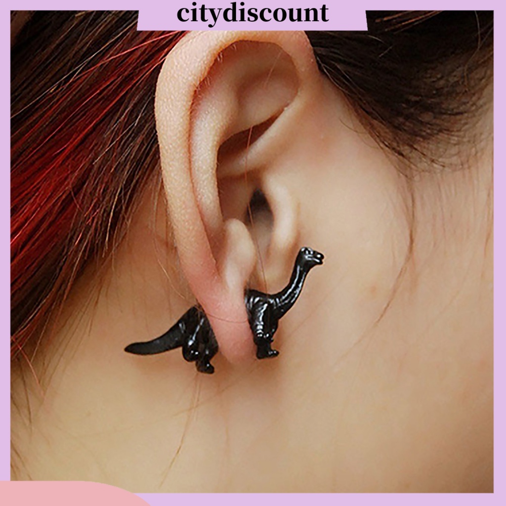 lt-citydiscount-gt-ต่างหูสตรีแบบแป้นรูปไดโนเสาร์-3-d-1-ชิ้นต่างหู