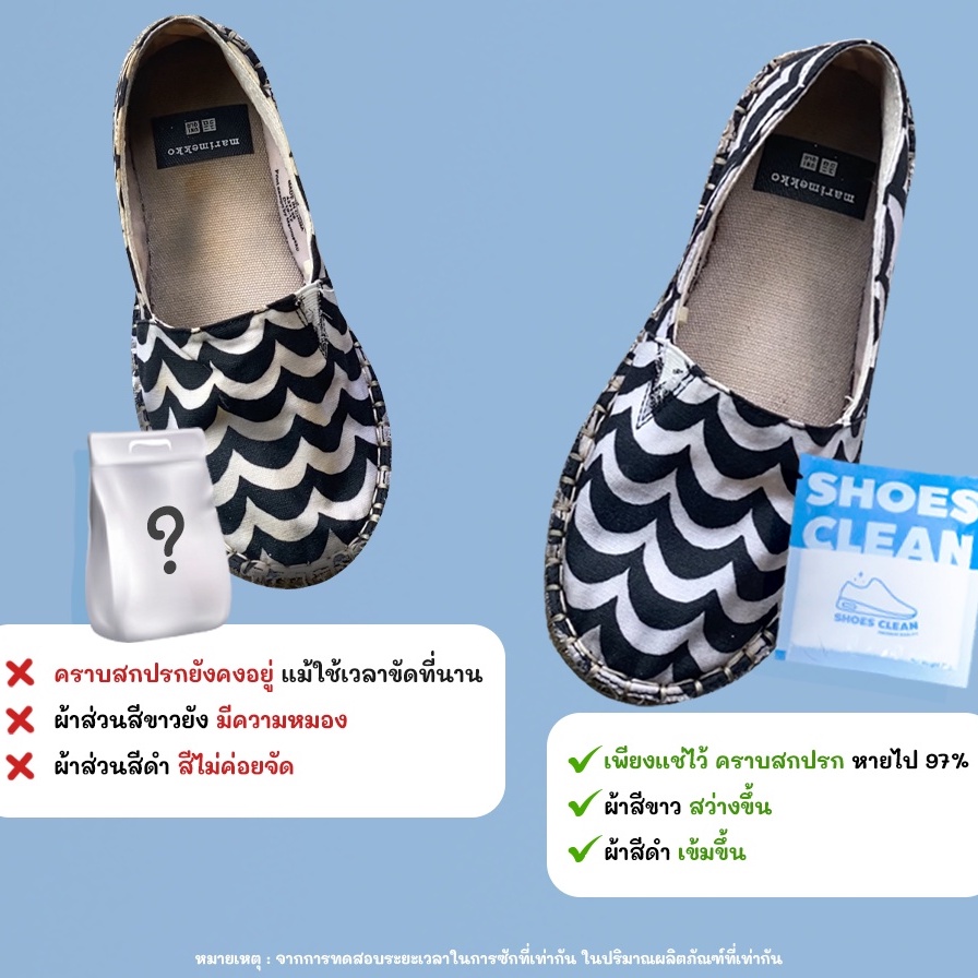 ภาพสินค้าShoes Clean ผงซักรองเท้าขาวสะอาด 25G แถมถุงซัก ครบเซ็ต จากร้าน c9skinofficial บน Shopee ภาพที่ 2