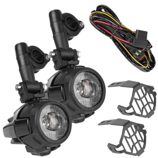 12V Spotlight Motorcycle Fog Lights Auxiliary Lamp LED Pit Dirt Bike Moto Accessories For BMW R1250GS R1200GS Adventure