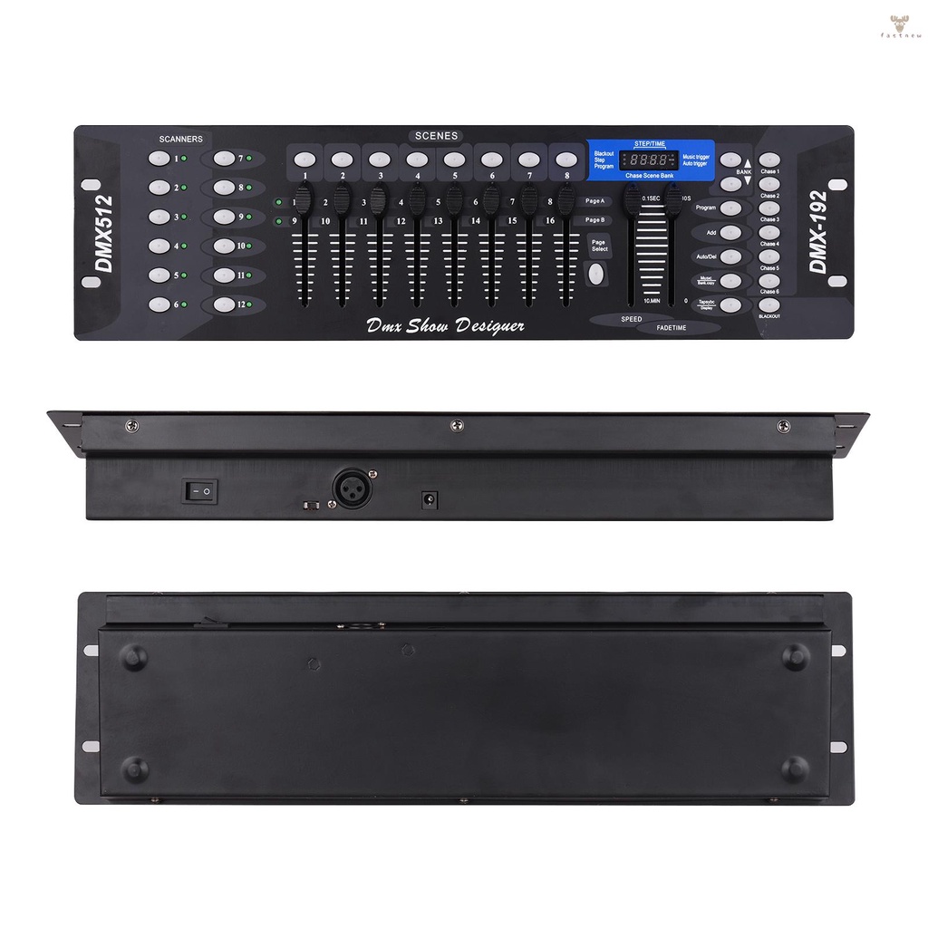 fw-dmx512-แผงควบคุมไฟดิสโก้-led-192ch-พร้อมเสาอากาศ-สําหรับเวที-dj-ผับ-บาร์-ปาร์ตี้-ดิสโก้-งานแต่งงาน