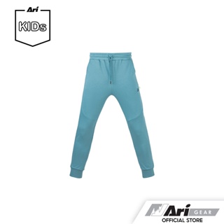 ARI KIDS EZY JOGGER PANTS - NAIGARA BLUE/DARK BLUE/WHITE กางเกงจ็อกเกอร์เด็ก อาริ อีซี่ สีฟ้าอ่อน