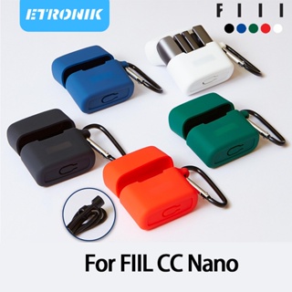 สินค้า ETRONIK 5 สีซิลิโคนสำหรับ FIIL CC Nano หูฟังบลูทูธซิลิโคนเคสชาร์จช่อง Protector กันกระแทกกันฝุ่น Soft Shell หูฟังสำหรับ FIIL CC Nano หูฟังบลูทูธ