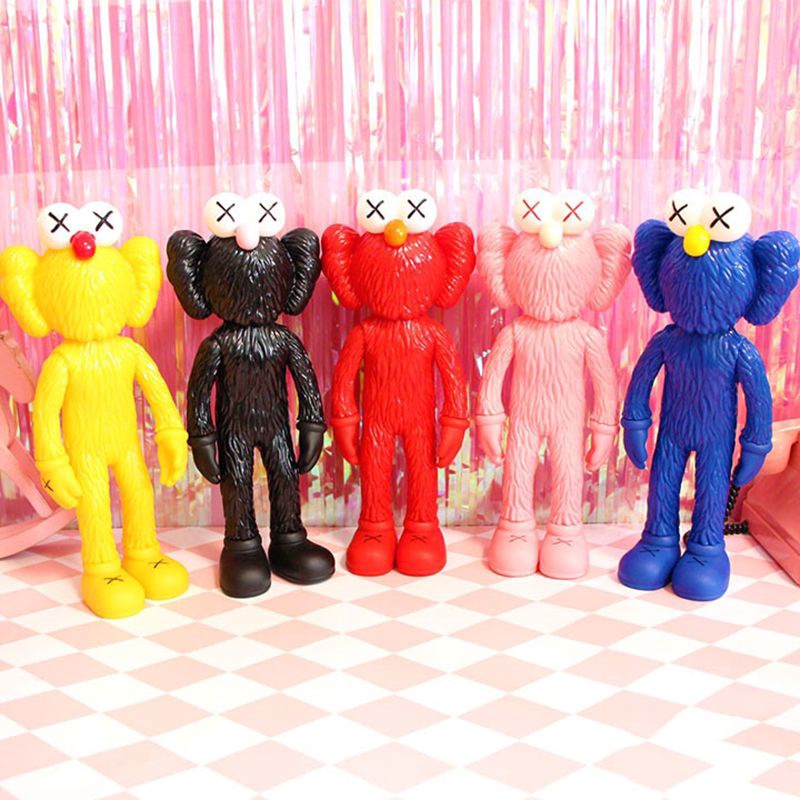 ของเล่นตุ๊กตา-pvc-kaws-exhibition-30-ซม