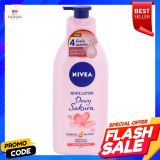 นีเวีย ดิวอี้ ซากุระ ไวท์ โลชั่นบำรุงผิวกาย 525 มล.Nivea Dewey Sakura White Body Lotion 525 ml.