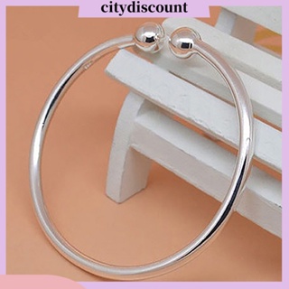 &lt;citydiscount&gt;  City_กำไลข้อมือ แบบเรียบง่าย สำหรับผู้หญิง