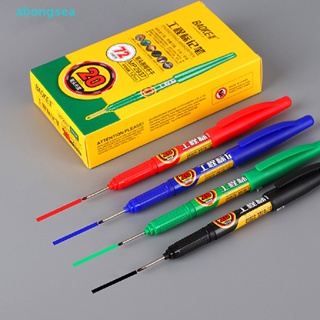 abongsea Long Head Markers Bathroom Woodworking Decoration Multi-purpose Deep Hole Marker Pens Red/Black/Blue/Green/White Ink Nice