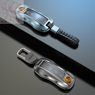 เหมาะสำหรับ Porsche Cayenne key case ใหม่ Taycan Panamera macan หัวเข็มขัด 911 shell car bag simple