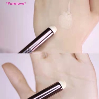 Purelove&gt; ใหม่ แปรงแต่งหน้า หัวกลม สําหรับแต่งเครื่องสําอาง แป้งผสมรองพื้น