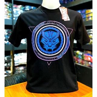 เสื้อยืดMarvel_ลิขสิทธิ์แท้ลายBlackPanther.สีดำ(mvx-176)