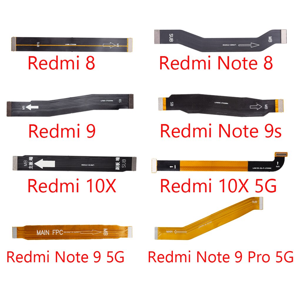 เมนบอร์ดเชื่อมต่อ USB หน้าจอ LCD พร้อมสายแพ สําหรับ Xiaomi Redmi 9 8 ...
