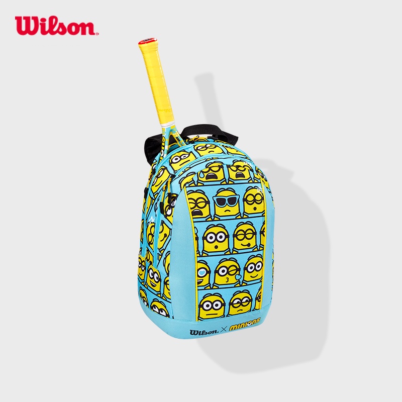 กระเป๋าเป้สะพายหลัง-ลายไม้เทนนิส-wilson-minions-สําหรับเด็ก