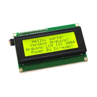 โมดูลแสดงผลจอ LCD 20 ตัวอักษร 4 บรรทัด มี BACKLIGHT พร้อม I2C Interface