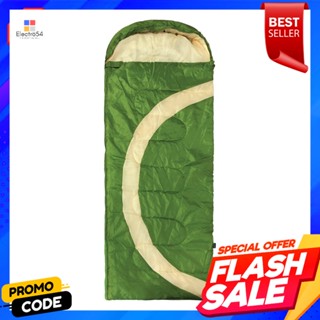 เบสิโค ถุงนอน 150 ก. รุ่น SJS-0012 สีเขียว/ครีมBesico Sleeping Bag 150 g. Model SJS-0012 Green/Cream