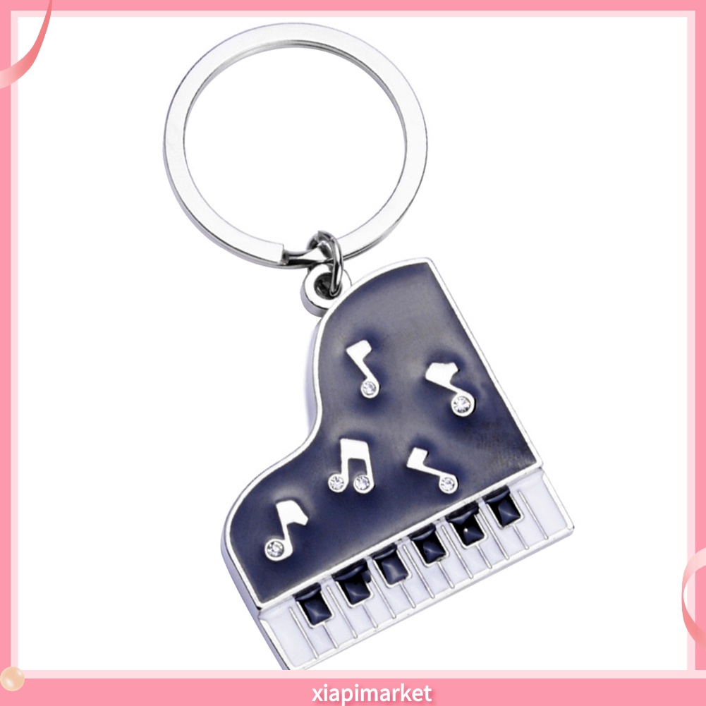 xiapimarket-พวงกุญแจ-จี้การ์ตูนเปียโน-โน้ตเพลง-ขนาดเล็ก-สําหรับแขวนกระเป๋า