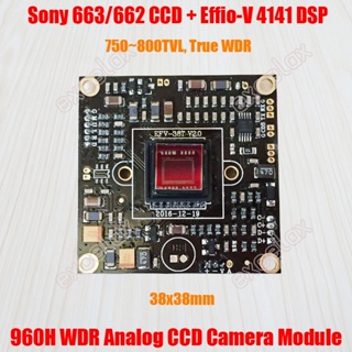 750TVL~800TVL 663 662 WDR CCD Effio-V 4141 DSP CCTV Camera Module Board PCB OSD HLC Motion Detection Wide Dynamic Range