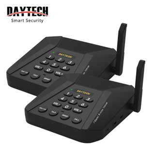 Daytech อินเตอร์คอมไร้สายสําหรับธุรกิจ 1 Mile ระบบอินเตอร์คอม พร้อมวิทยุ Transcieve 21 Channel นเตอร์คอม CI05 2pcs