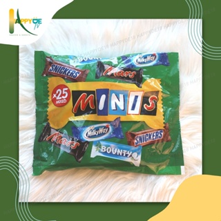 ภาพหน้าปกสินค้าMinis Chocolate : Bounty, Mars , Milkyway , Snickers ช็อกโกแลตรวม 4 ชนิด (ยุโรป) แนะนำ ที่เกี่ยวข้อง