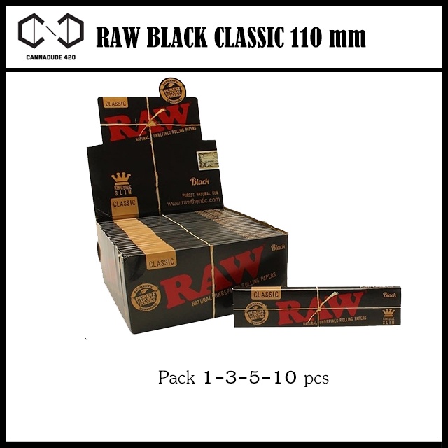 raw-black-king-size-110mm-แพ็ค-1-3-5