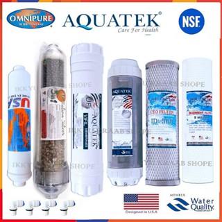 ภาพหน้าปกสินค้าชุดไส้กรองแร่ Aquatek Alkaline Silver Series 6 ขั้นตอน  ฟรี ข้องอ +ก้ามปู 12\" ซึ่งคุณอาจชอบราคาและรีวิวของสินค้านี้