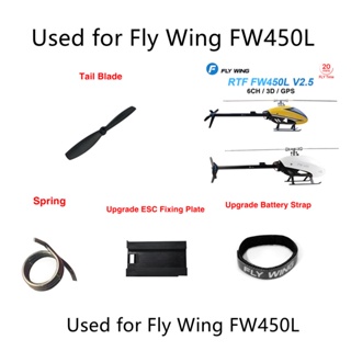 Fly Wing FW450 Flywing FW450L อะไหล่เกียร์เซอร์โวมอเตอร์แบตเตอรี่ สําหรับเฮลิคอปเตอร์บังคับ ESC