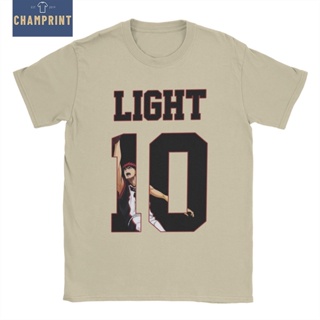 เสื้อยืดพิมพ์ลายแฟชั่น เสื้อกีฬาบาสเก็ตบอล ลาย Kuroko No Basket Kagami Taiga Light Nr 10 Jersey 100% สําหรับผู้ชาย