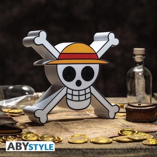 โคมไฟ หัวกระโหลก วันพีช One Piece Straw Hat Pirates Skull Lamp