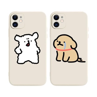 Maltese Puppy คู่รัก เคสไอโฟน iPhone 11 14 pro max 8 Plus case X Xr Xs Max Se 2020 cover เคส iPhone 13 12 pro max 7 Plus