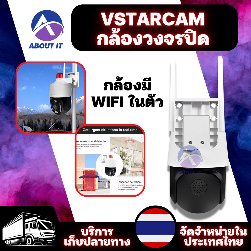 vstarcam-กล้องวงจรปิด-รุ่น-cs668-ความละเอียด3ล้านพิกเซล-กล้องใช้ภายนอก-กล้องนอกบ้าน-กล้องมีไวไฟในตัว-มีaiสัญญาณเตือนภัย