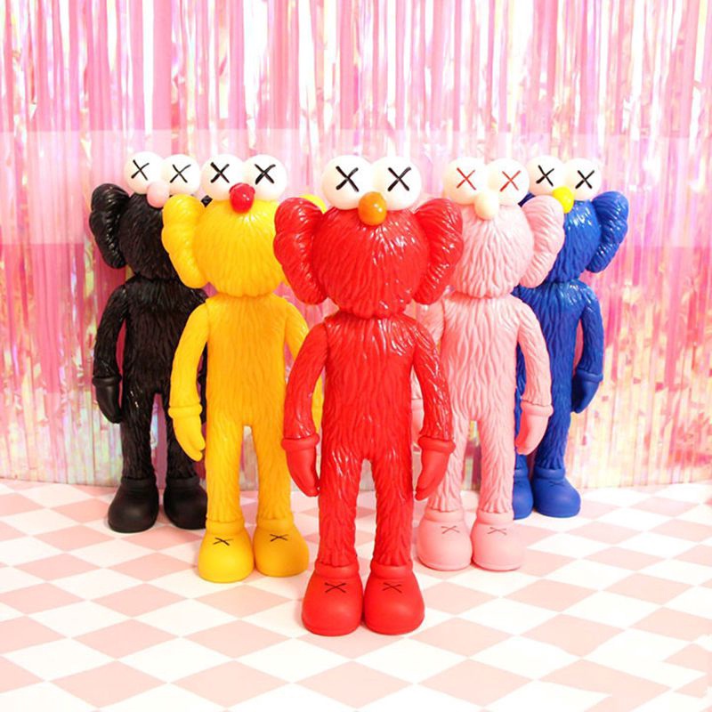 ของเล่นตุ๊กตา-pvc-kaws-exhibition-30-ซม