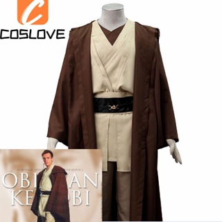 เครื่องแต่งกาย เสื้อทูนิค Jedi Full Role Play Obi Wan Kenobi คุณภาพสูง สําหรับเด็ก 2022