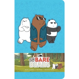 We Bare Bears Hardcover Ruled Journal Hardback English