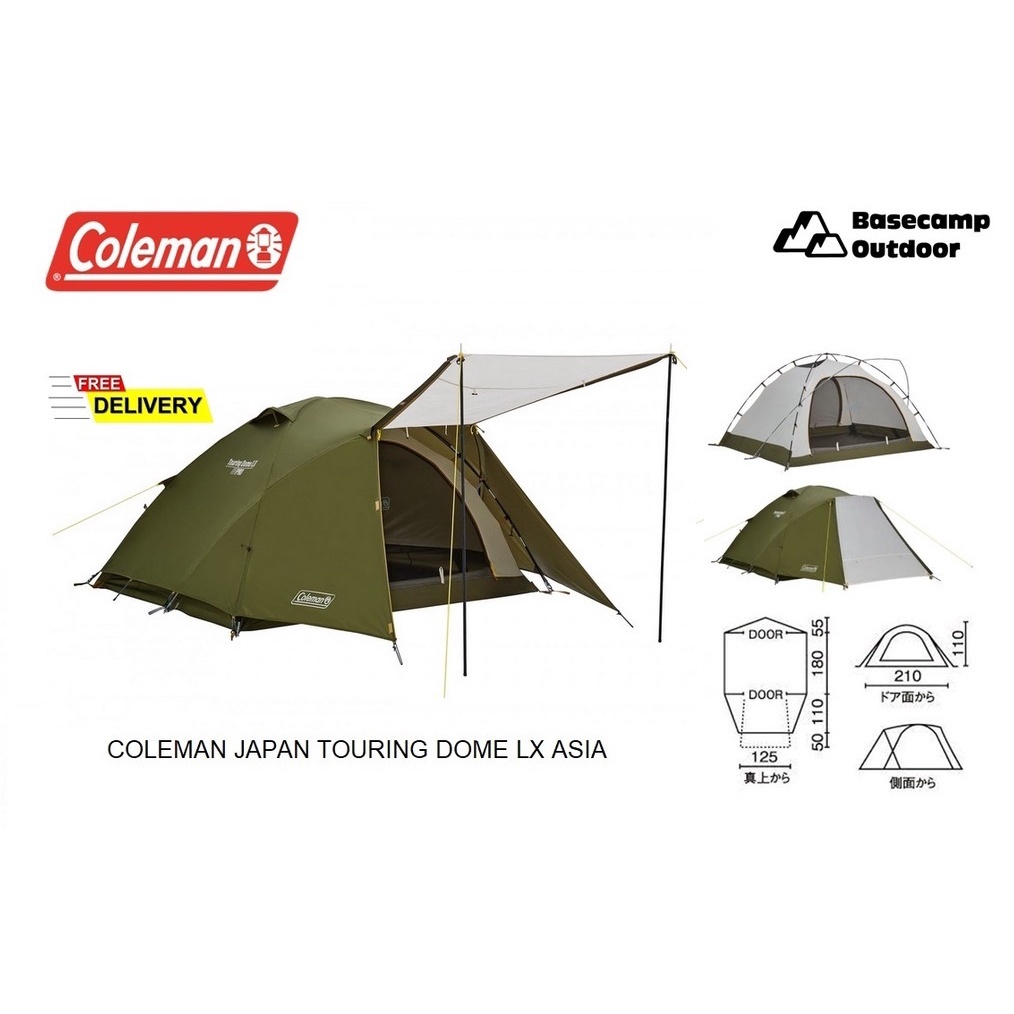 new-promotion-set-coleman-touring-dome-lx-asia-coleman-japan-hexa-light-ii-ราคาเพียง-6700