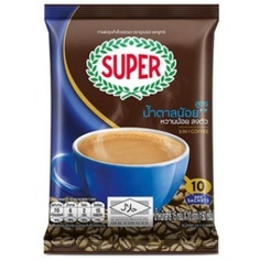 ซุปเปอร์ กาแฟสำเร็จรูป ซุปเปอร์โลว์ซูการ์ ยกแพ็ค 15ำรัมต่อซอง แพ็คละ25ซอง+++Super Coffee Low Sugar 15g/bag 25bag/pack ++