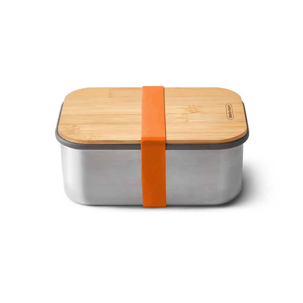 black-blum-กล่องใส่อาหาร-รุ่น-stainless-steel-sandwich-box-large-orange