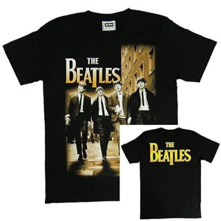 เสื้อยืดผ้าฝ้ายพิมพ์ลายแฟชั่น Lint9 {พร้อมส่ง เสื้อยืดผ้าฝ้าย 100% พิมพ์ลาย Beatles Abbey Road โอเวอร์ไซซ์ ไซซ์ XS-4xl ส