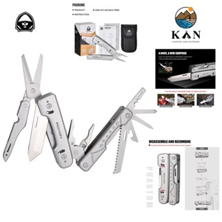 มีดพับอเนกประสงค์ Roxon Phantom S802 15 in 1  EDC Multitool พกพา พร้อมส่ง