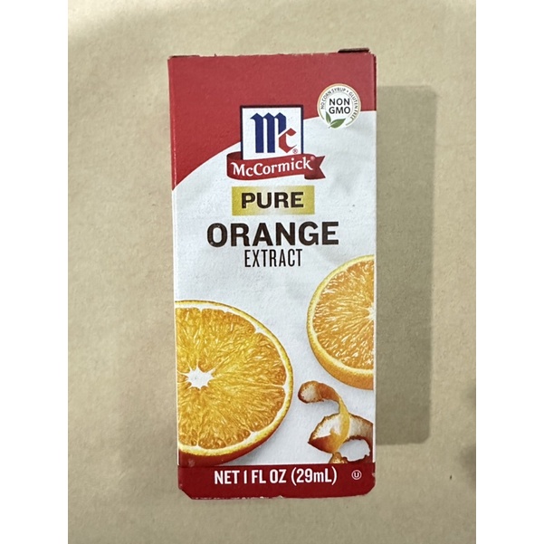 (ถูกจัด) McCormick Pure Orange Extract 29 ml กลิ่นส้มตราแม็คคอร์มิค