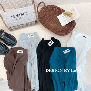 【ใหม่】♛เสื้อยืดแขนยาว คอปก พิมพ์ลายตัวอักษร แบบยืดหยุ่น แฟชั่นฤดูใบไม้ร่วง สําหรับเด็กผู้ชาย และเด็กผู้หญิง