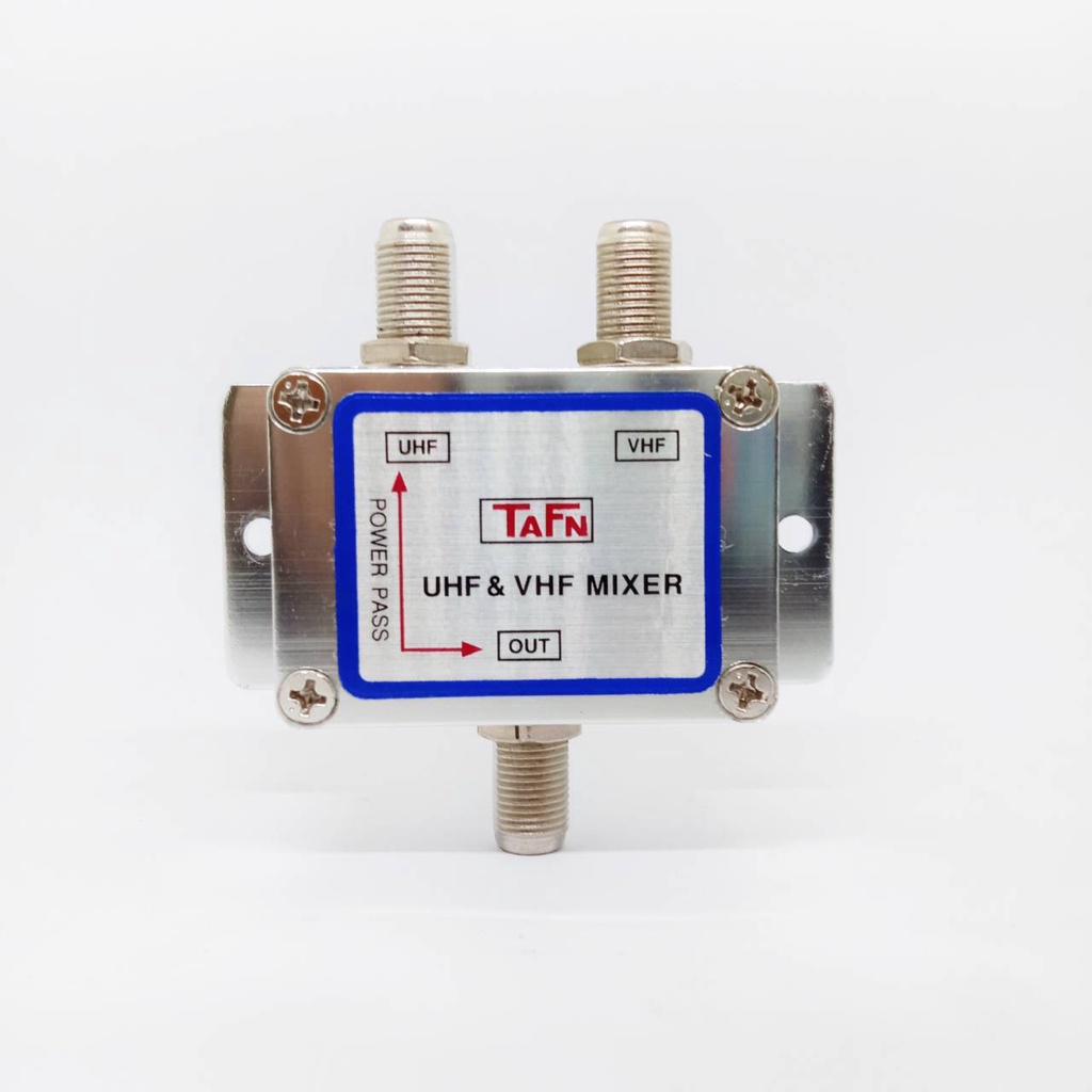 Mixer VHF+UHF ตัวรวมสัญญาณ Combiner V&U ยี่ห้อ TAFN รุ่น V & U MIX F ...