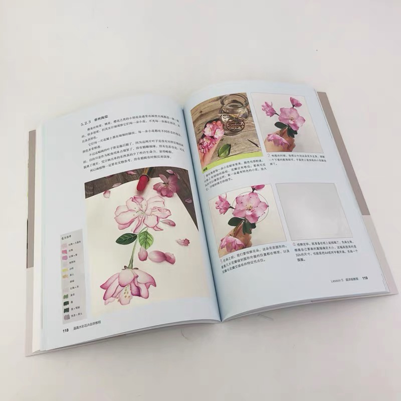 หนังสือสอนวาดภาพสีน้ำ-watercolour-flower-สอนตั้งแต่ขั้นตอนการร่างรูป-ฝึกฝน-เรียนรู้การใช้สีน้ำ-หนังสือสอนศิลปะ-สอนวาดภาพ