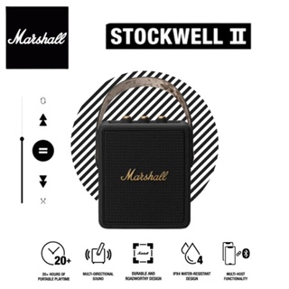 เช็ครีวิวสินค้า🎊พร้อมส่ง🎊 Marshall Stockwell II ลำโพงมาร์แชลล์ ลำโพงบลูทูธเบสหนักพกพา แบบไร้สาย ลำโพงคอมพิวเตอร์