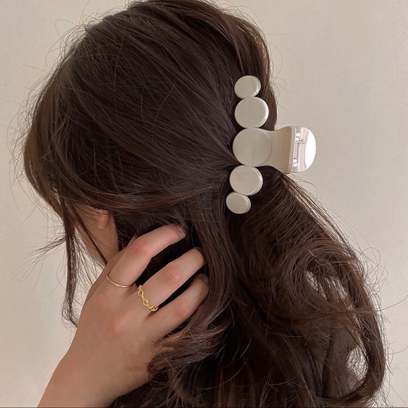 พร้อมส่ง-กิ๊บหนีบผมทรงวงกลม-9-cm