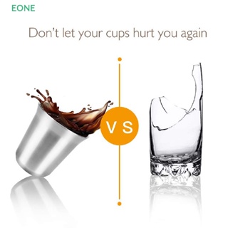 Eone กระติกน้ําร้อน สเตนเลส สองชั้น ฉนวนกันความร้อน รูปแคปซูลกาแฟ Nespresso Pixie 80 มล.