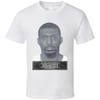 เสื้อยืดคอกลม Dez ไบรอันท์ เสื้อยืดกรมตํารวจ Mugshot กีฬาชื่อดัง