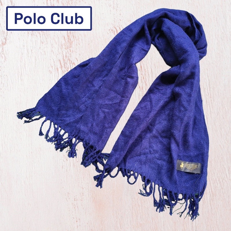 ผ้าพันคอ-polo-club-มือสอง