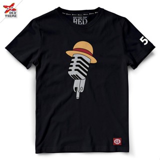 เสื้อยืดวันพีช One Piece-1590 [ดำ - แดง]