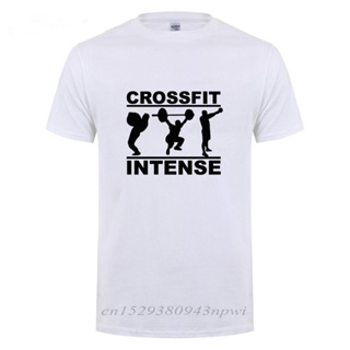เสื้อยืดชาย CrossFit yoğun tişört erkekler için komik doğum günü hediyesi baba baba koca pamuklu yuvarlak boyun T Shirt