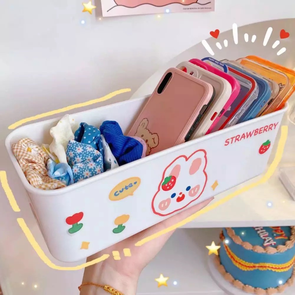 แถมsticker-ตะกร้าเก็บของ-กล่องเก็บของ-กล่อง-ตะกร้า-กล่องใส่ของจุกจิก-กล่องจัดของขนาดเล็ก